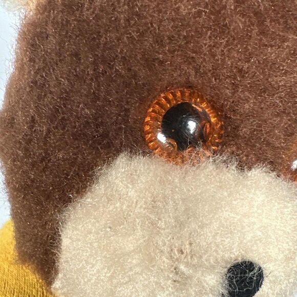 Shoprite | Vintage Beanbag Plush Bear Stuffed Animal Toy Yellow Shirt 8" - Picture 9 of 11